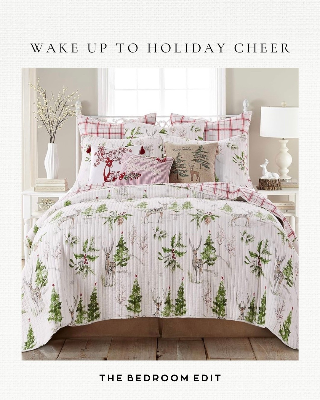 Wake Up to Holiday Cheer

From plaid accents to woodland details, this festive bedding set is the perfect way to add warmth and Christmas spirit to your space.

#HolidayHome #ChristmasBedding #FestiveDecor #holidaybedroom #holidaybedding  

 

#LTKHoliday #LTKSeasonal #LTKHome
