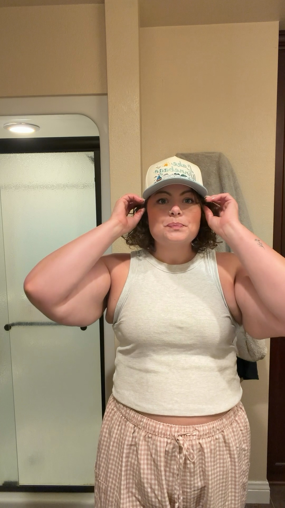 Hats aren’t on LTK - check my Instagram to where you can order! 

Outfit details: 
Tank XL
Pants XXL 

Bust 42  //  waist 39 //  hips 50  //  5’6”

#LTKootd #LTKmomlife #LTKSeasonal