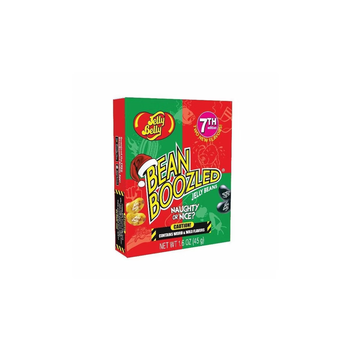 Jelly Belly Christmas Bean Boozled Naughty or Nice Flip Top Box 7th Edition - 1.6oz | Target