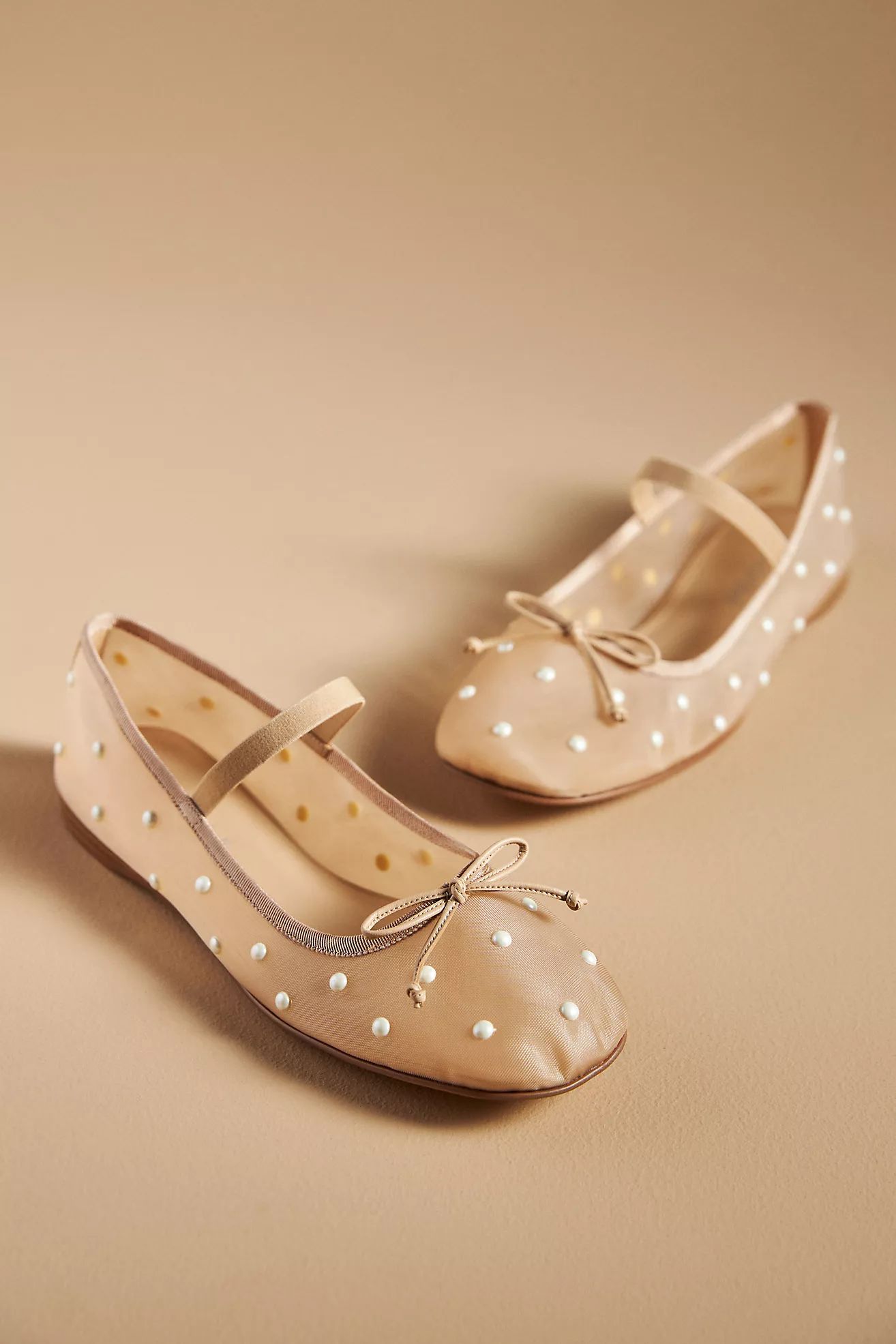 Jeffrey Campbell Pearl Mesh Flats | Anthropologie (US)