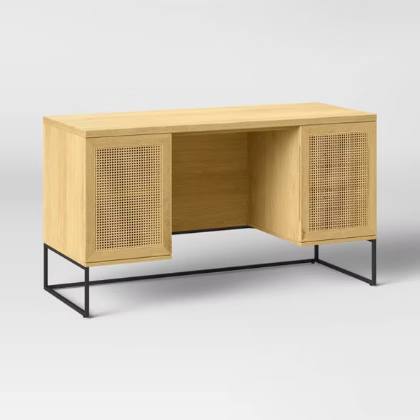 Belmar Executive Desk with Storage Natural - Project 62™ | Target