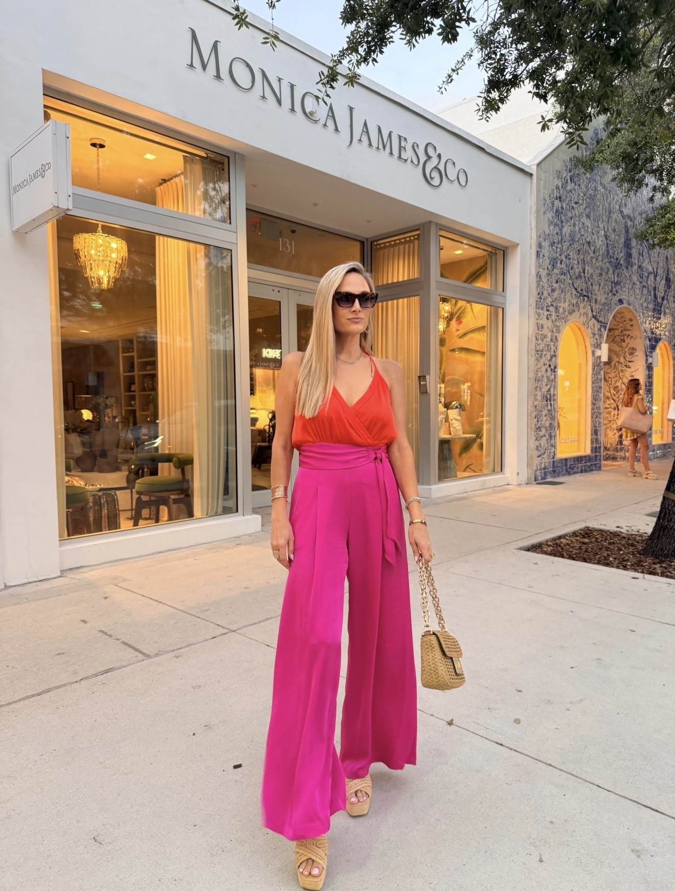 Gorgeous Ramy Brook jumpsuit that would be perfect for your next vacation outfit or resort outfit. Wearing a size 4.

#LTKootd #LTKOver40 #LTKMothersDay