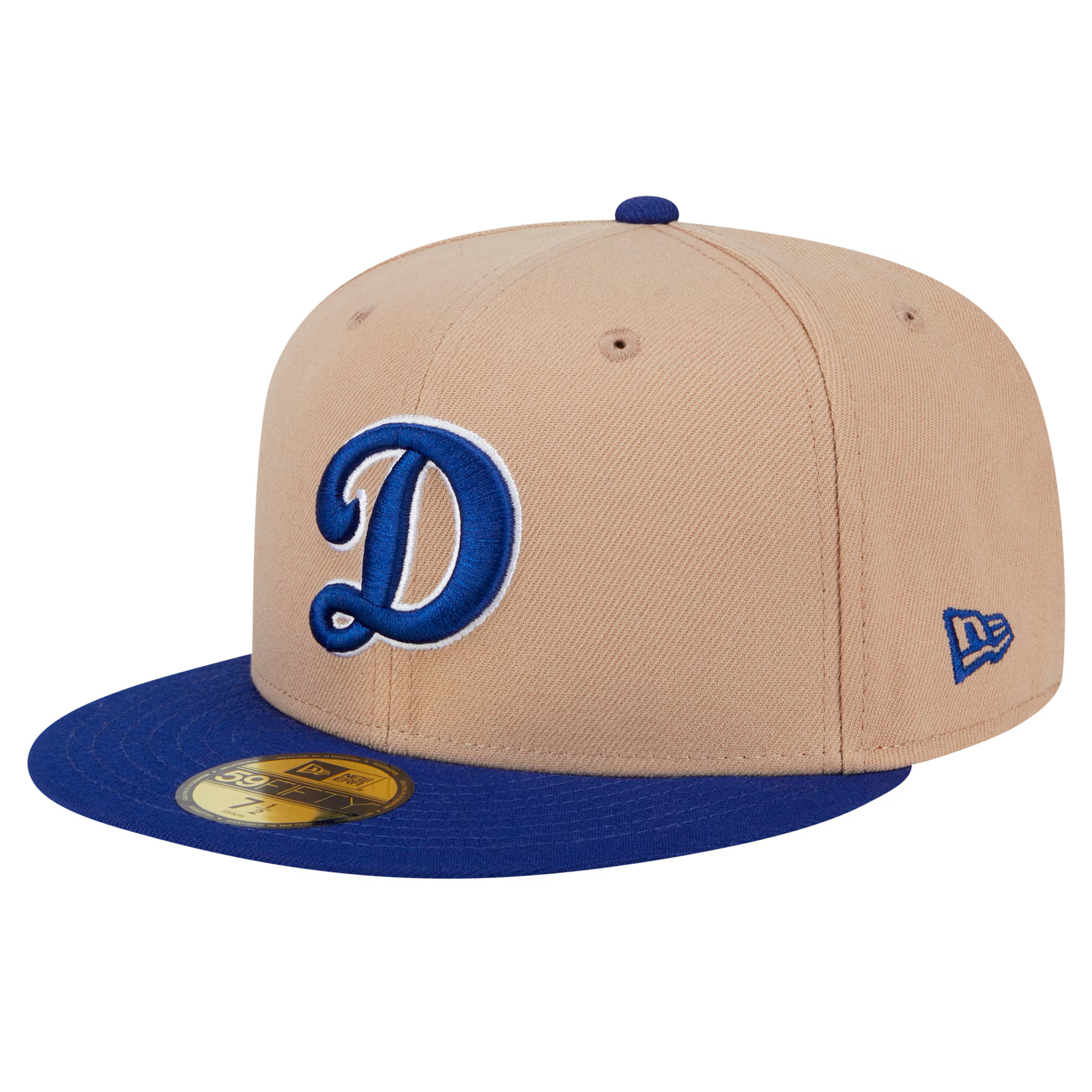 Los Angeles Dodgers New Era 59FIFTY Fitted Hat - Khaki | Lids