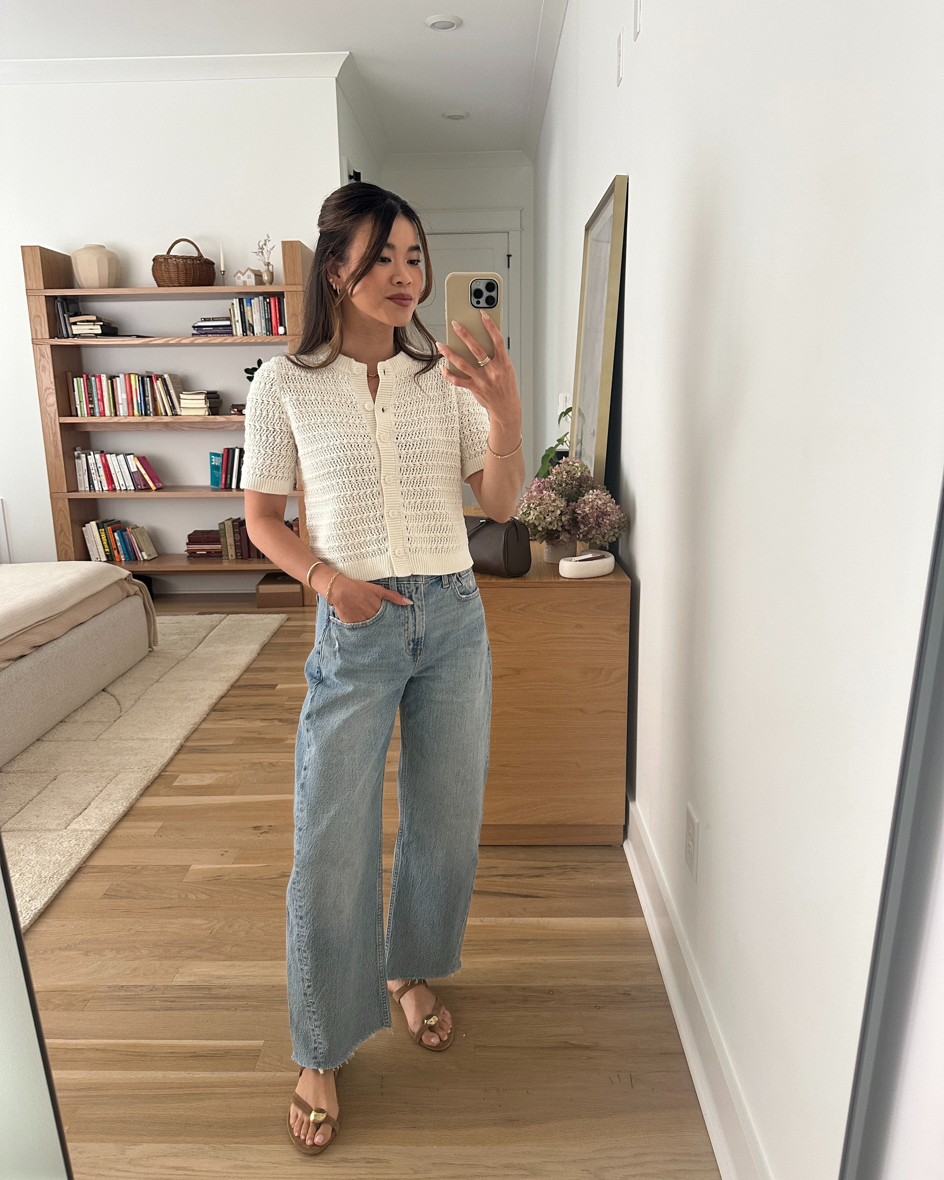 Sizing info:
•white knit top size XS 
•barrel jeans size 24 short

petite fashion, get dressed with me, outfit inspiration, ootd, nashville outfit, Nashville influencer, petite style, vacation style, casual outfits, mom style, petite pants, spring outfits, spring outfit info, spring pants, spring outfit idea, spring top, spring bag, spring tank, spring shoes, knit tee, spring jeans, jeans, denim, lightwash jeans, abercrombie jeans  
@abercrombie 
 

#LTKootd #LTKPetite #LTKSeasonal