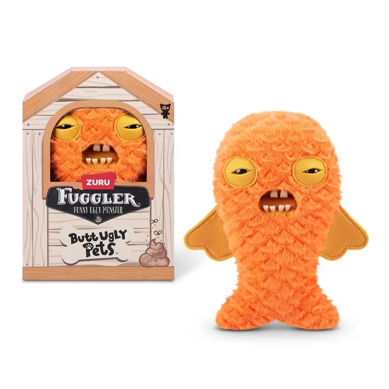Fuggler Butt Ugly Pets 9 inch (Cod Father - Gold Fish) Soft Plush, Ugly Monster Stuffed Animal To... | Walmart (US)