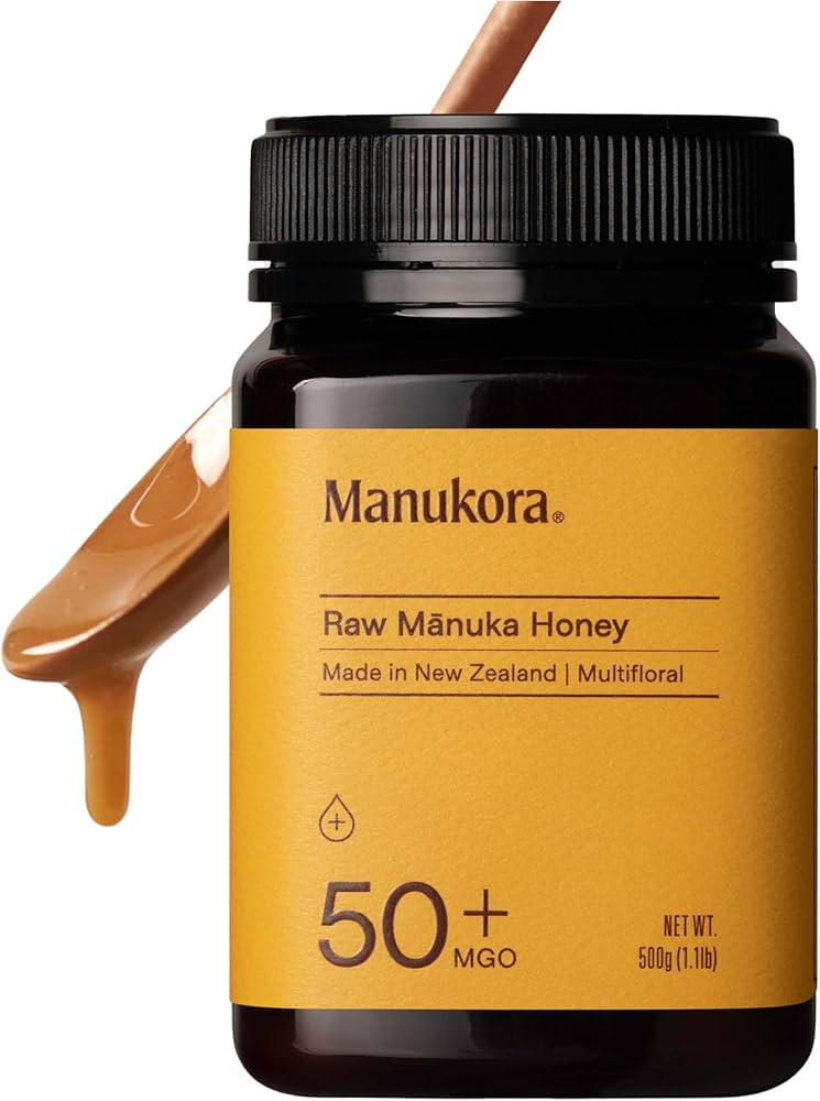 Manukora Raw Manuka Honey MGO 50+, New Zealand Honey, Non-GMO, 3rd-Party Tested, Glyphosate Resid... | Amazon (US)