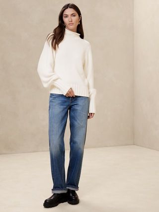 Ilona Cotton-Wool Sweater | Banana Republic (US)
