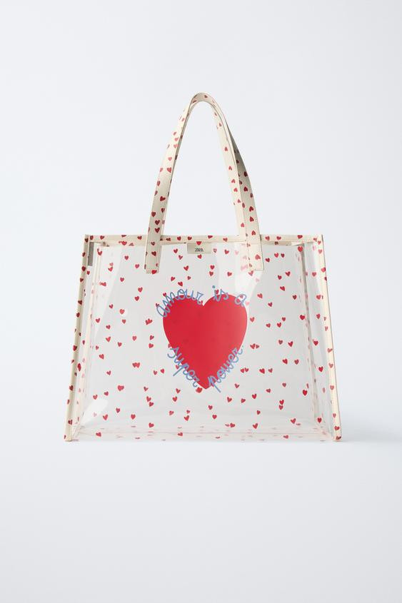 VALENTINE'S DAY SHOPPER BAG | Zara US