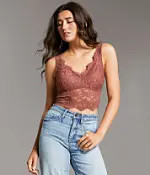 Floral Lace Full Coverage Bralette | Buckle