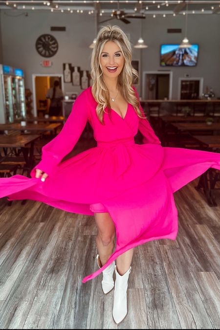 Can we get some commotion for the dress 👏🏼🎬💕 hot pink maxi dress is from @shopreddress & linked in LTK 

#LTKunder50 #LTKU #LTKstyletip