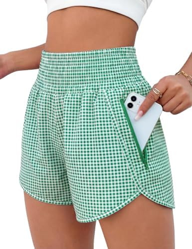 BMJL Women's Athletic Shorts High Waisted Running Short Pocket 2.5" Sporty Shorts Gym Workout Sho... | Amazon (US)