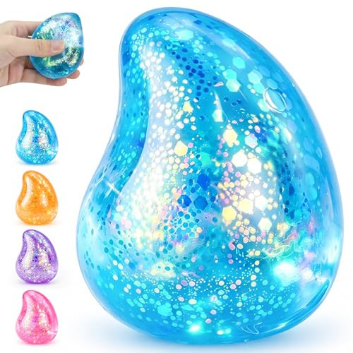 Drop Squishy Stress Balls Blue Raindrop Squishy Squeeze Toys | Amazon (US)