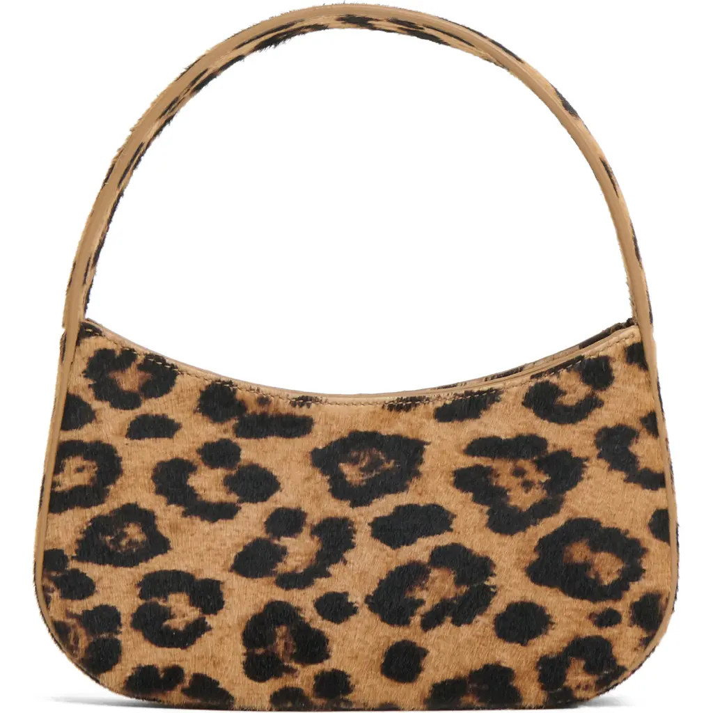 Mansur Gavriel Bonbon Leopard Genuine Calf Hair Shoulder Bag at Nordstrom | Nordstrom
