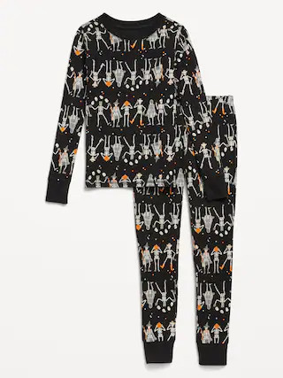 Gender-Neutral Snug-Fit Graphic Pajama Set for Kids | Old Navy (US)