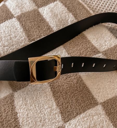 Black and gold large wide belt 🖤 new spring basic outfit staple 

#LTKfindsunder50 #LTKSpringSale #LTKstyletip