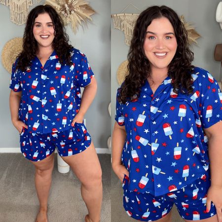 Patriotic popsicle pajamas 🇺🇸🧨🤍 
Multiple prints only $16.98 
Size XXL

#LTKStyleTip #LTKSeasonal #LTKPlusSize