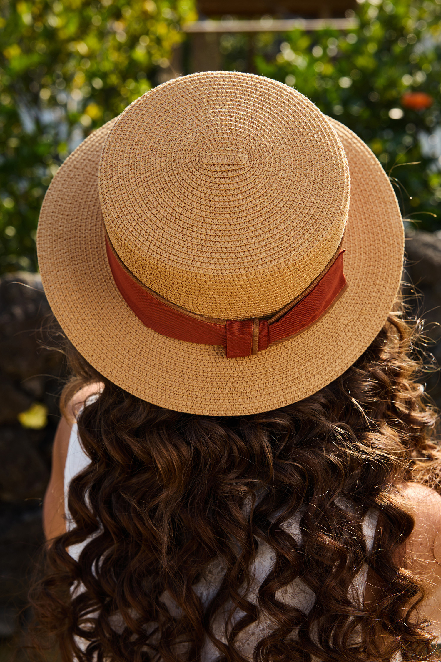 Brown Band Straw Hat - F | Cupshe US