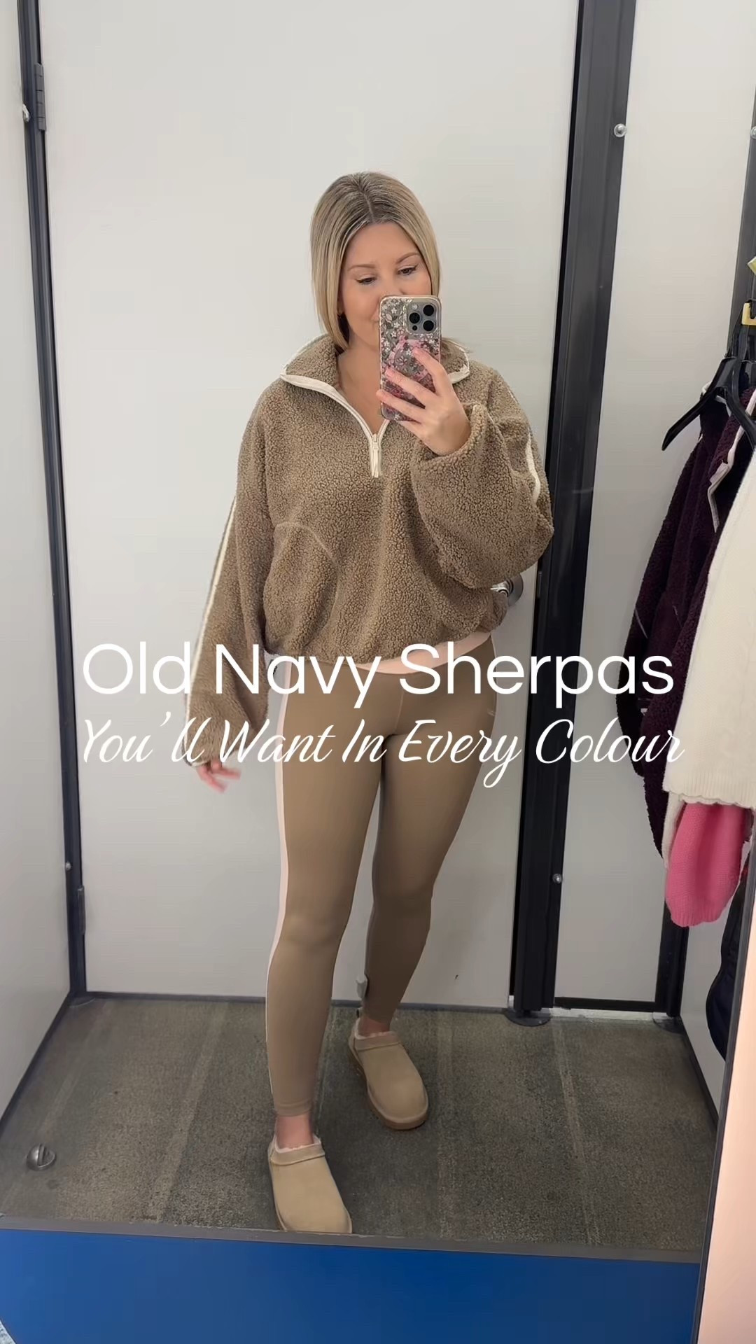 These sherpas are so cozy for the winter 🥰

Wearing size medium in the beige pullover (normally a small, but this is all they had in store & I actually like the oversized fit)

Wearing size XS in the beige leggings TTS.

Wearing size small in the other two pullovers TTS and size small in the black leggings (normally an XS/S).

Activewear outfit, athleisure, workout clothes, gym clothes, workout outfit, gym outfit, everyday outfit, casual outfit, Sherpa pullover, fleece pullover, leggings, monochromatic outfit, winter outfit, apres ski outfit

#LTKwinter #LTKcanada #LTKfitness