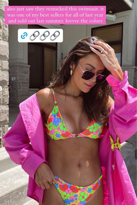 One of my favorite top selling swimsuits from last year has been fully restocked!  I love all the bright colors 🤩

Floral bikini; floral swimsuit; colorful bikini; amazon fashion; amazon swimsuit; vacation outfit; beach trip outfit; Christine Andrew 

#LTKtravel #LTKswim #LTKstyletip