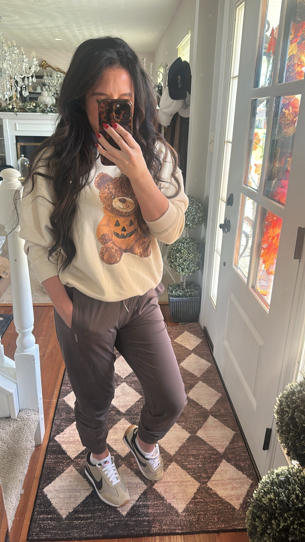 Cleaning house today & staying in my comfy sweatshirt & joggers. Might run some errands if I have enough time. 

#LTKHalloween #LTKFindsUnder50 #LTKSeasonal