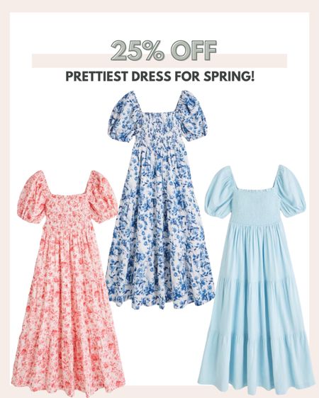 These pretty dresses are 25% off today with the LTK spring sale code! Click on the item you want to shop and then click copy code before clicking shop now. Paste the code in at checkout! 

#LTKFind #LTKunder100 #LTKSale