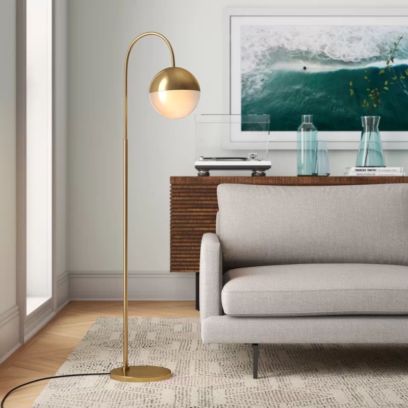 Dashley 56" Arched Floor Lamp | Wayfair Professional