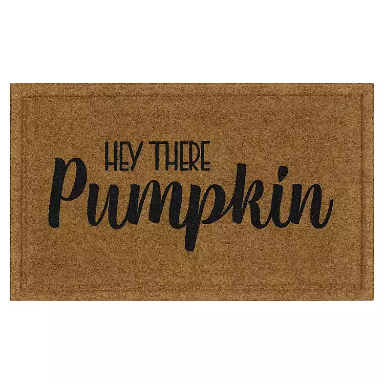 Natural Hey There Pumpkin Doormat | Kirkland's Home