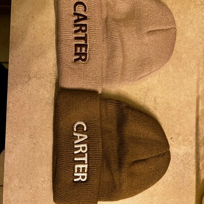 Embroidered Children's Beanie Hat Personalized Hat for - Etsy | Etsy (US)