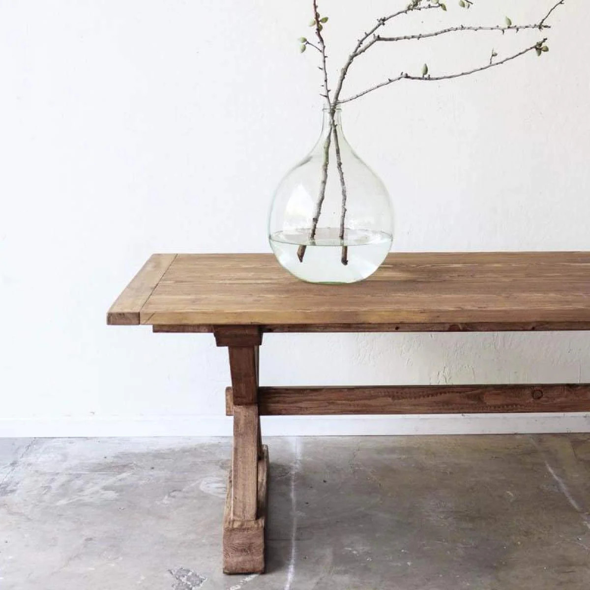 Forager Reclaimed Wood Farm Table | elsie green | custom furniture | Elsie Green US