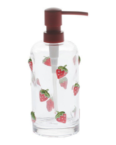 Strawberry Printed Lotion Pump | Marshalls