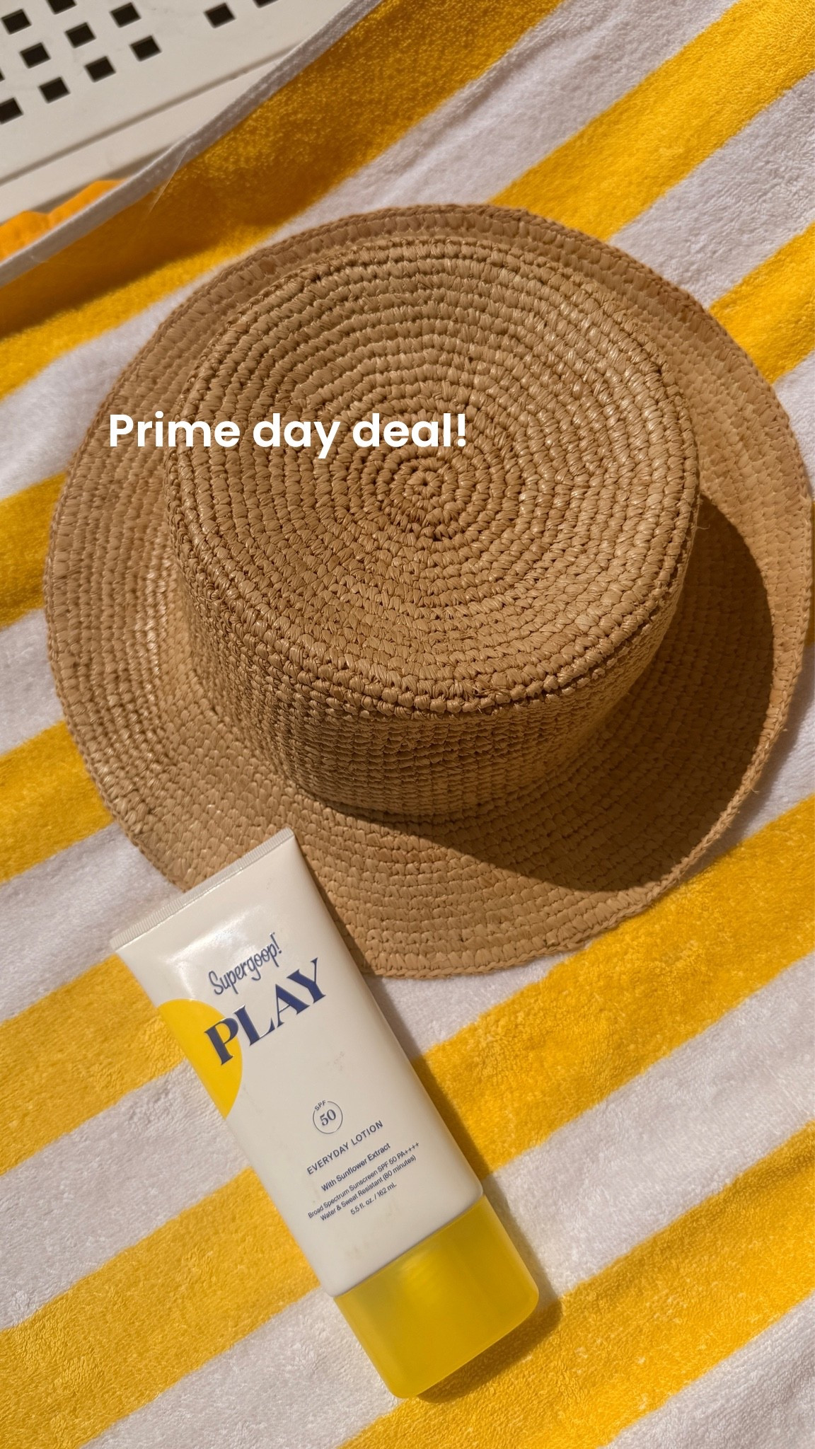@Supergoop! Prime day deals 
Click the link below and it will take you to a landing page of their prime day deals 
#supergooppartner ￼

#LTKSwim #LTKTravel #LTKOver40