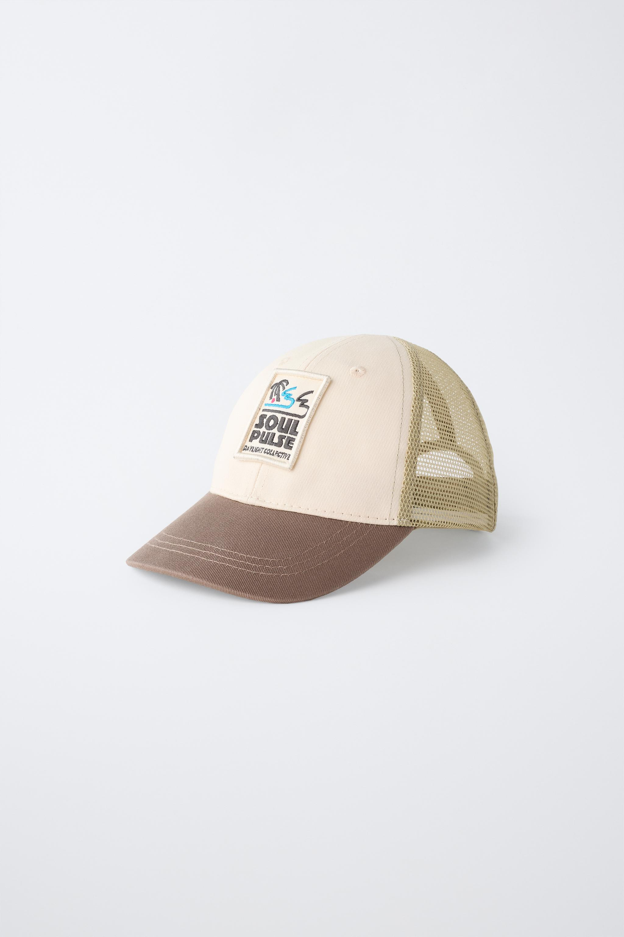 EMBROIDERED PATCH MESH CAP | Zara US