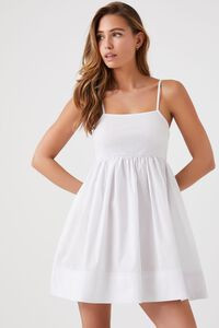 Poplin Babydoll Mini Dress | Forever 21 (US)
