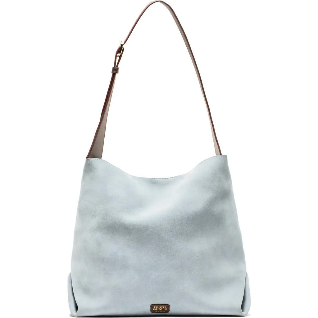 Frances Valentine Brynn Hobo Shoulder Bag with Pouch in Light Blue at Nordstrom | Nordstrom