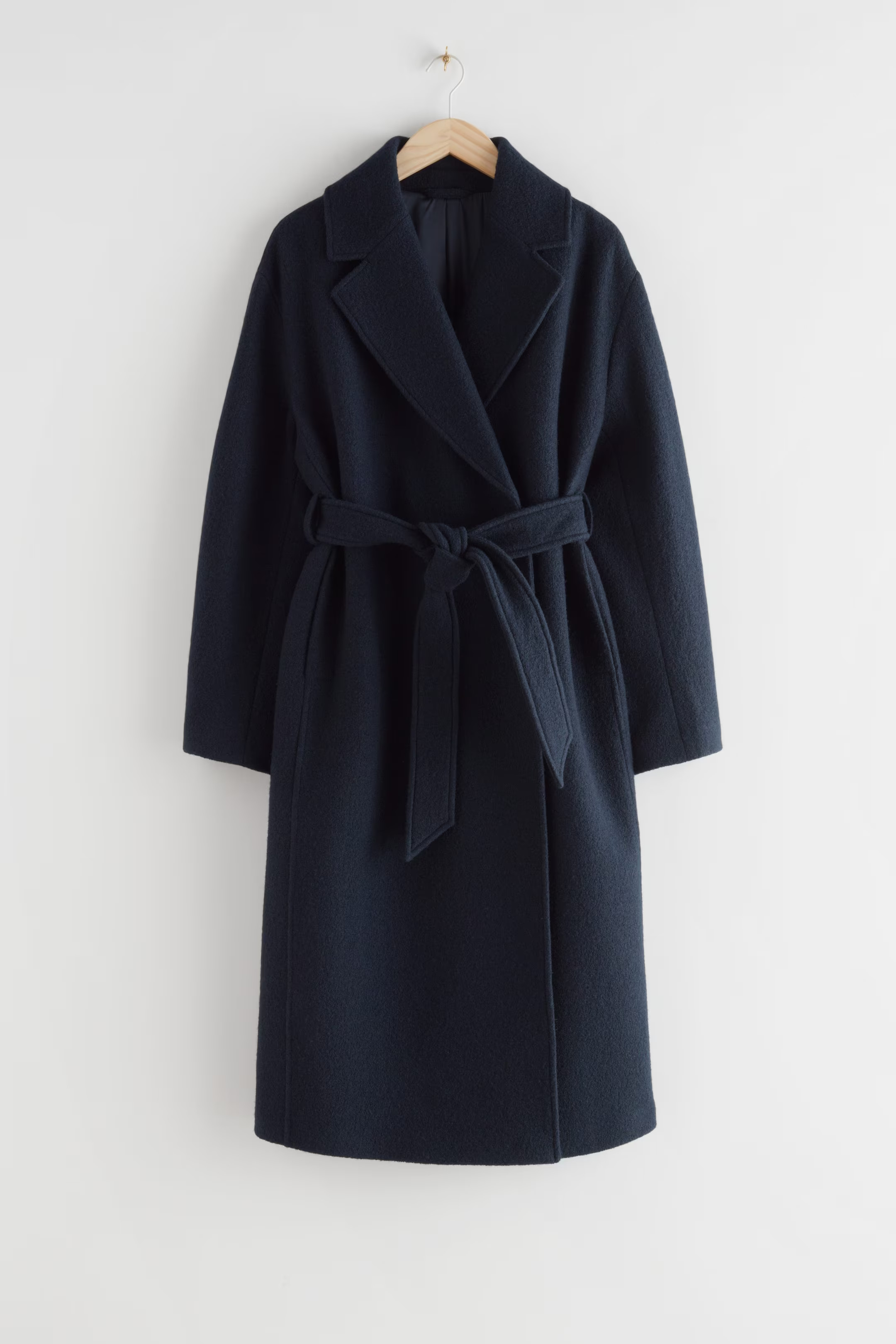 Voluminous Belted Wool Coat | H&M (UK, MY, IN, SG, PH, TW, HK)