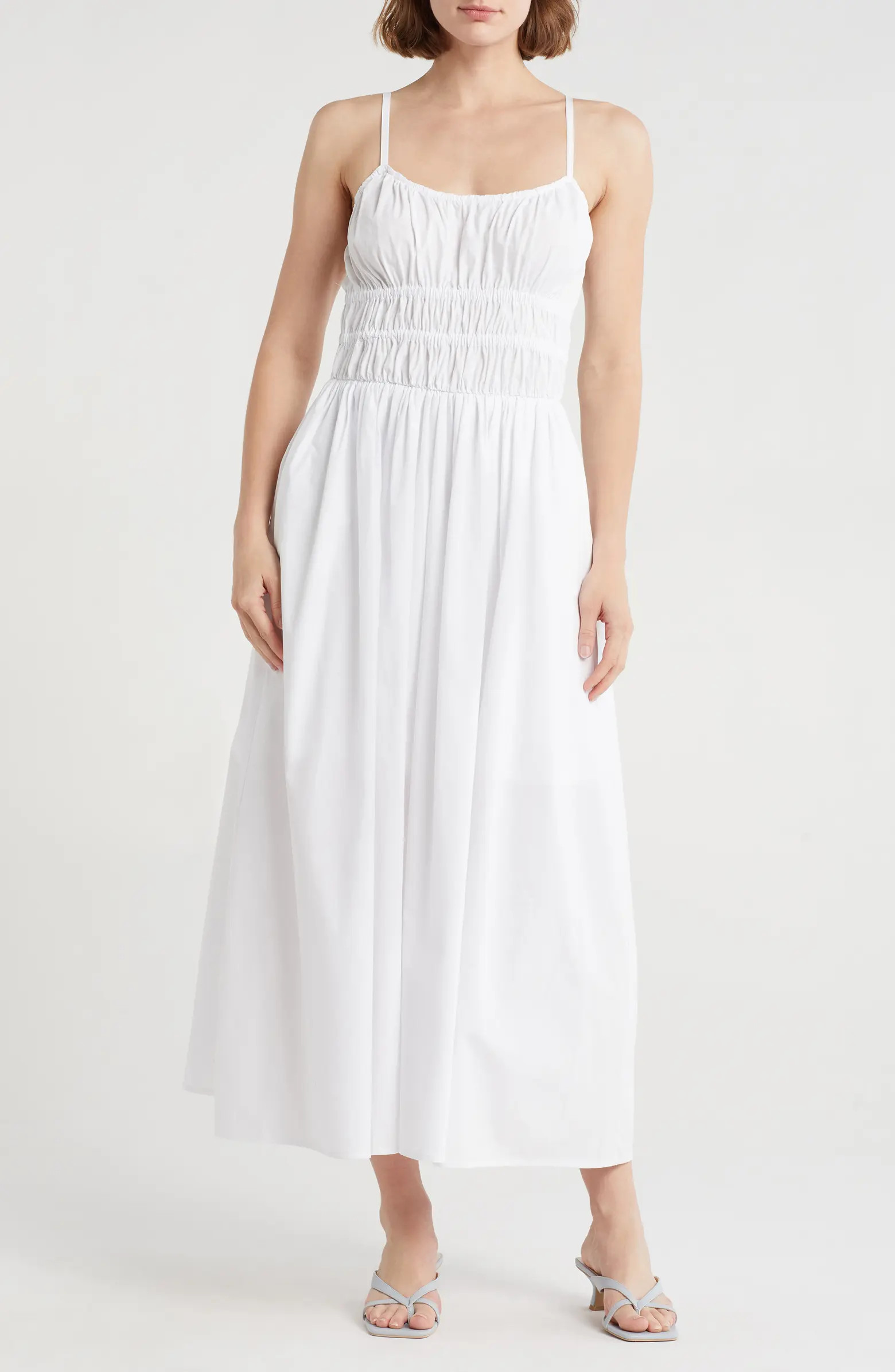 WISHLIST Shirred Cotton Maxi Sundress | Nordstromrack | Nordstrom Rack