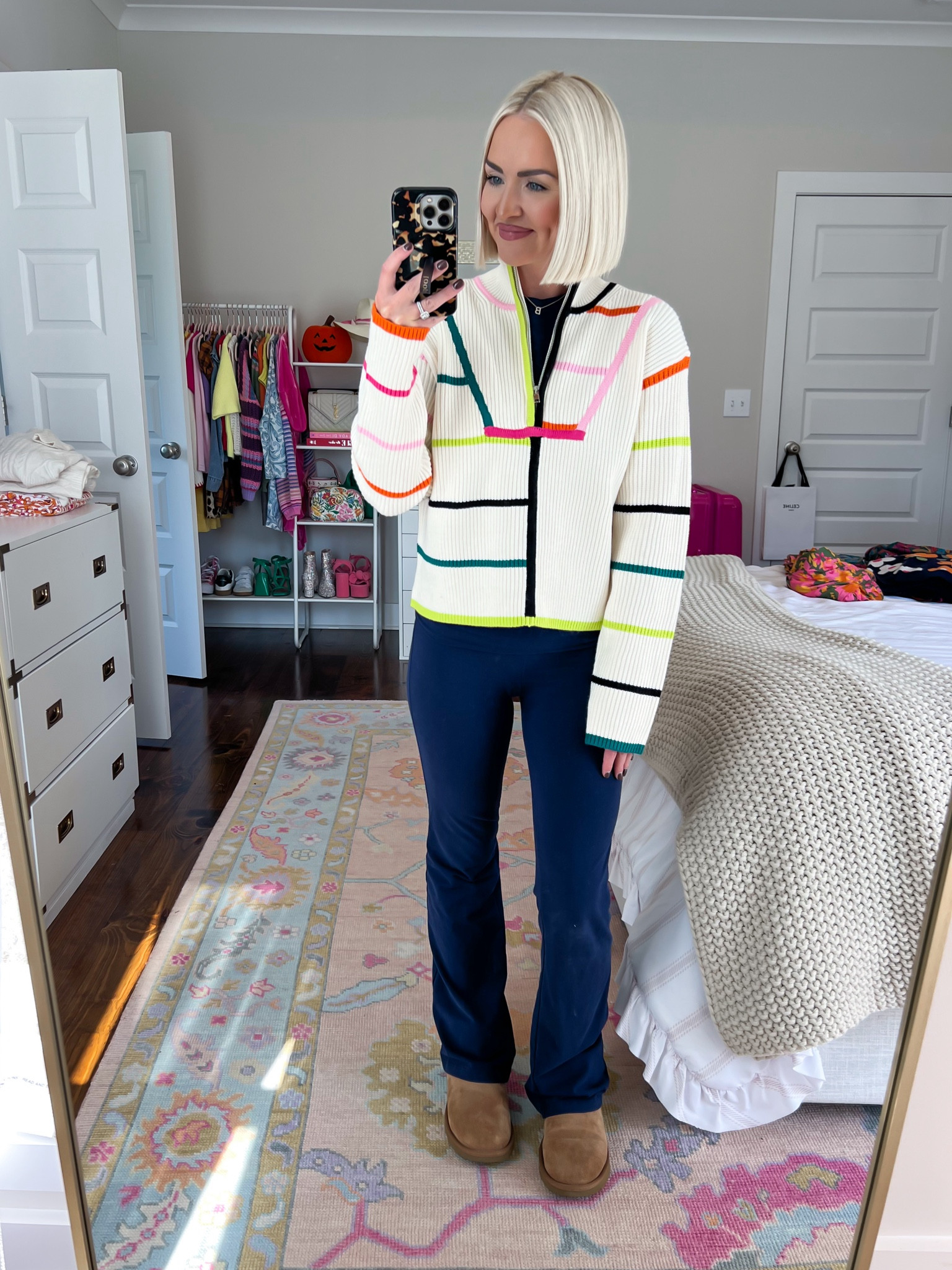 Carmen sweater (15% off with KELSIE15) / colorful pullover 
Size: SM