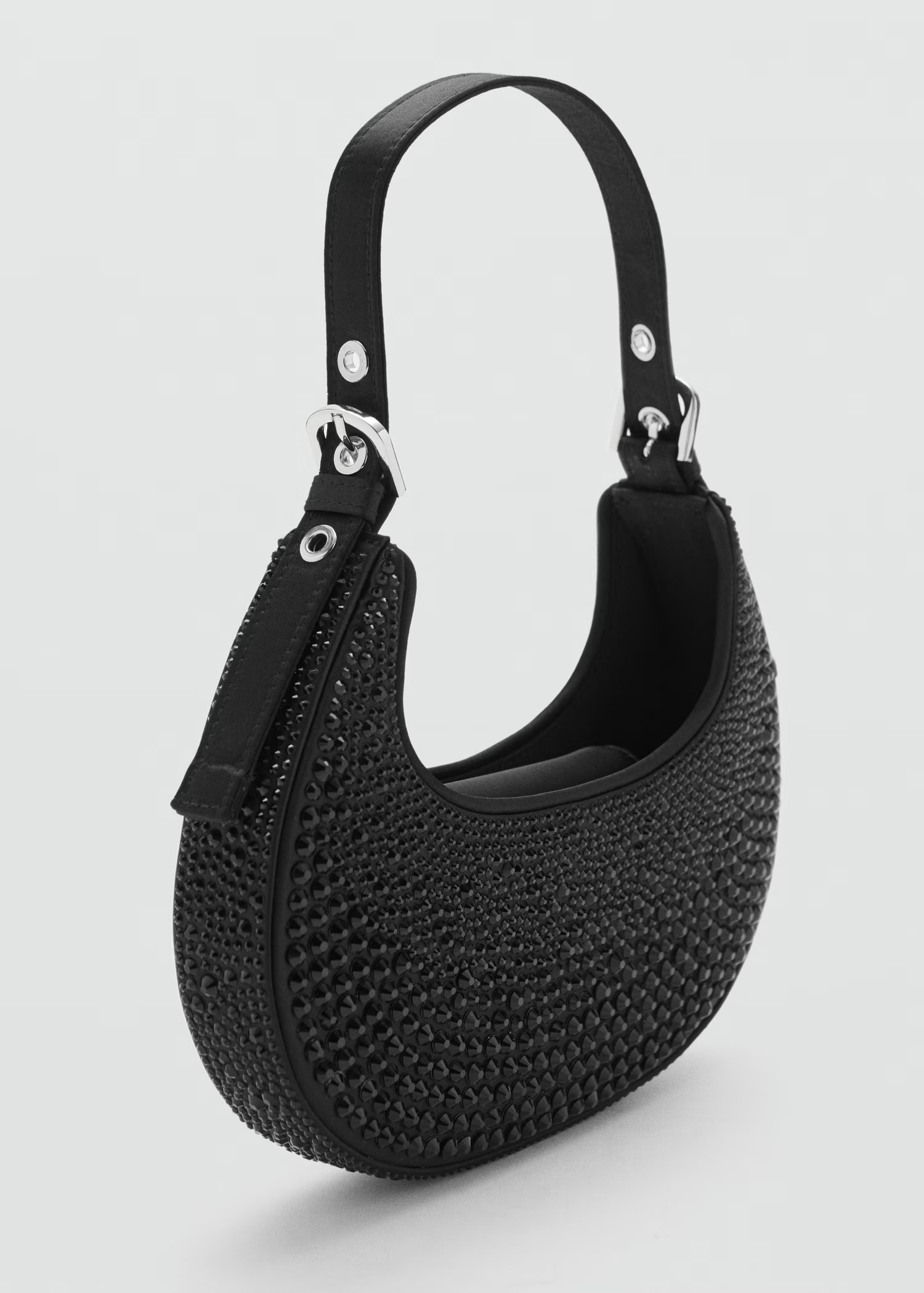 Shoulder bag with crystal detail - Women | MANGO United Kingdom | MANGO (UK)
