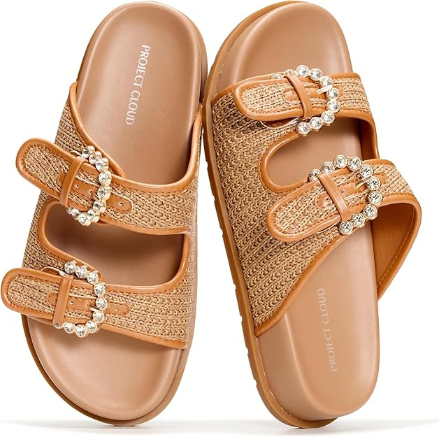 Project Cloud Sandals for Women - Trendy Sandals for Women 2026 with Adjustable Straps - Plush an... | Amazon (US)