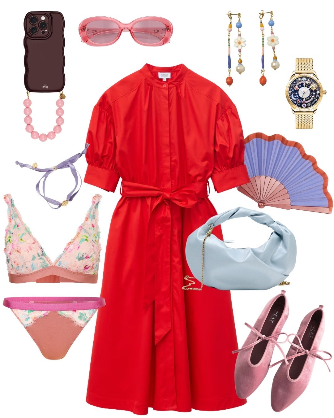 Knallrotes Kleid - ein Statement für alle Gelegenheiten. Mit schicken Schuhen und kleiner Tasche super als Kleid für eine Einschulung, mit Shopper und Birkis auch perfekt, um im Alltag entspannt und lässig gut angezogen zu sein. #einschulung #occasionwear #hitzewelle #fächer #unterwäsche

#LTKkleider #LTKsummer