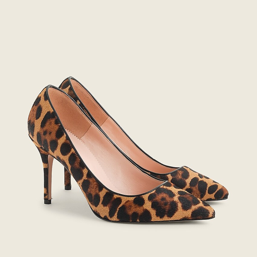 Elsie pumps in leopard calf hair | J. Crew US