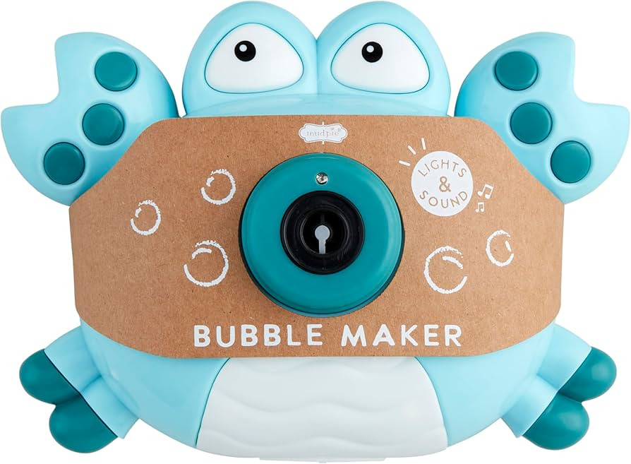 Mud Pie Kids Blue Crab Bubble Maker ; 5 1/2" X 6" | Amazon (US)