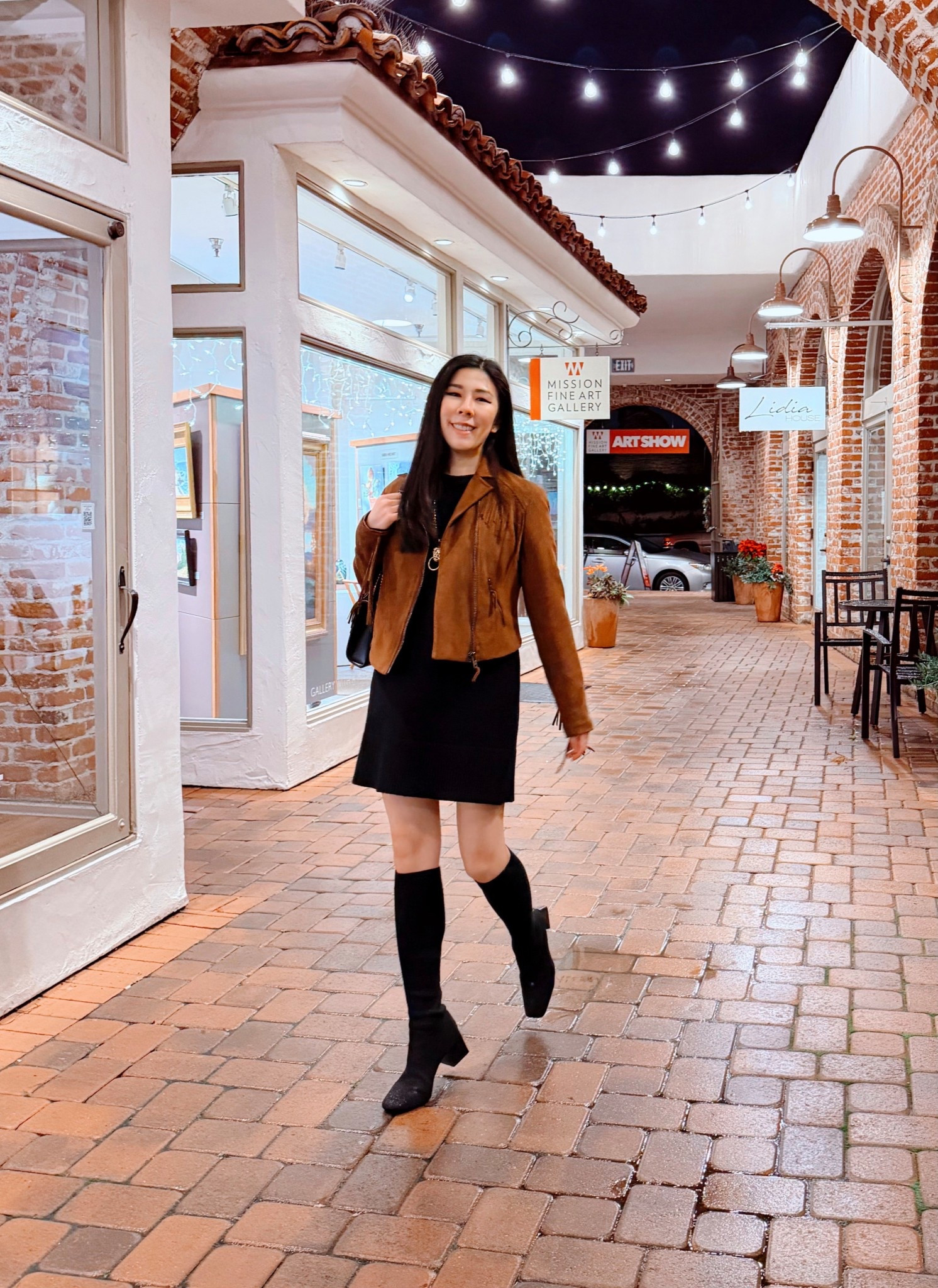 I’ve been shopping my own closet and giving new life to some pieces I used to love. This suede fringe jacket was an outerwear piece I used to love so I reimagined it to my current style. It was chilly and sprinkling so I layered it on top of my long sleeve sweater dress and added my water repellent boots. This was the perfect casual date night look to keep me warm. #boho #suedejacket #fringejacket #sweaterdress 

#LTKootd #LTKPetite #LTKSaleAlert