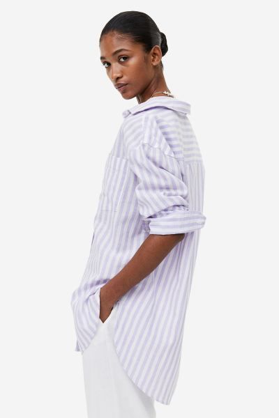 Linen-blend Shirt | H&M (US)