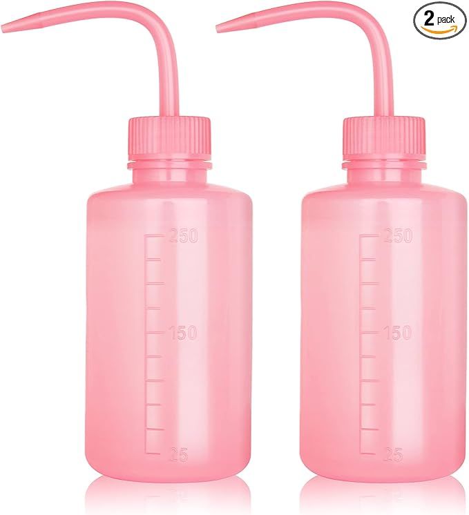 Tattoo Wash Bottle- Melphoe 2Pcs 250ml Water Squirt Bottle Succulent Watering, Safety Rinse Bottl... | Amazon (US)