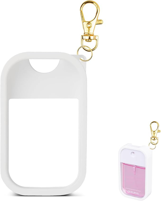 VANEST Silicone Case Compatible with Touchland Hand Sanitizer Spray (White, 1 Pack) | Amazon (US)