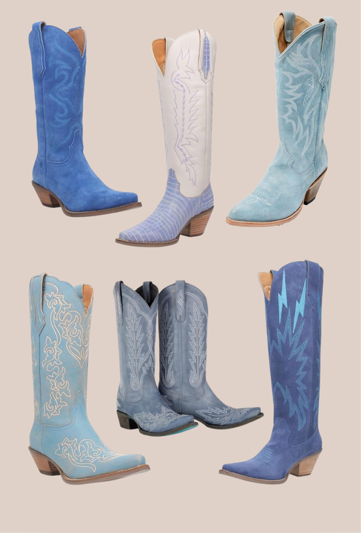 Blue Cowboy Boots 

#LTKSeasonal #LTKU #LTKGiftGuide