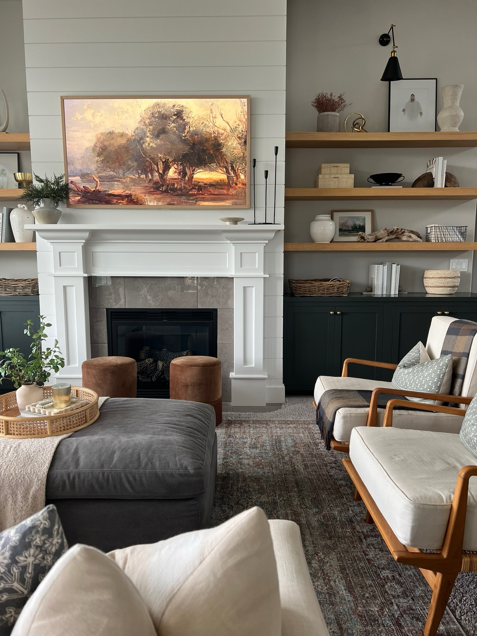 Our beautiful living room rug is on sale this weekend at Wayfair, and our oversized ottoman is on sale as well! Both such stunning pieces that are neutral while still introducing color which I love! 

#LTKstyletip #LTKsalealert #LTKhome