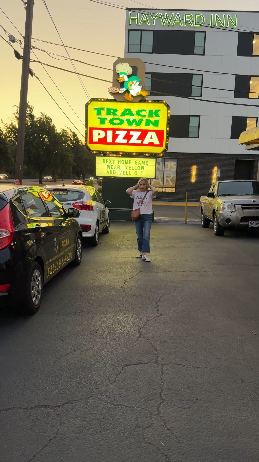 Just having a little fun out for pizza & my daughter decided to narrate! 