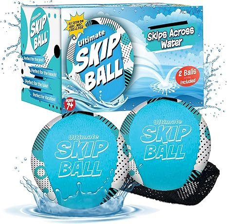 Activ Life The Ultimate Water Skip Balls, Water Bouncing Ball for Swimming Pool, Beach Toys for F... | Amazon (US)